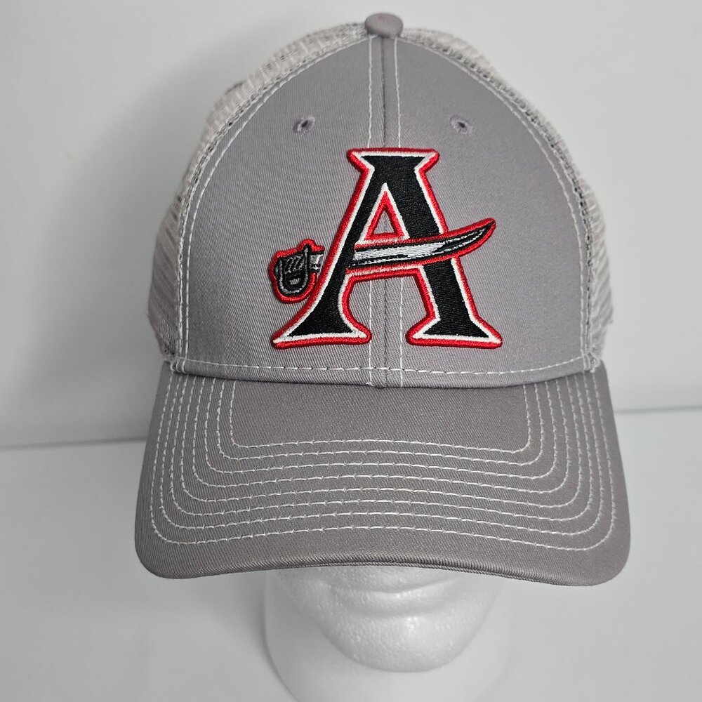 Allatoona Bucaneers Football Hat Cap High‎ School Apparel Mesh Gray Adjustable